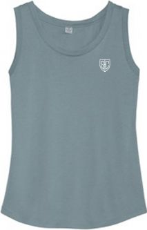 Alternative Ladies Cotton Modal Tank Top, Blue Fog